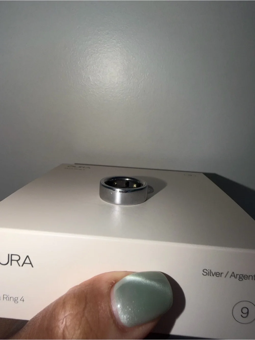 Oura Ring 4 White / Silver